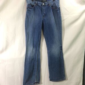 Vintage 90s London Jean Bootcut Jeans Made In Hong Kong 100% Cotton Size 12